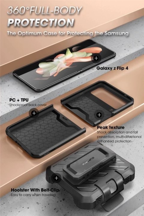 Etui obudowa Supcase Unicorn Beetle Pro do Samsung Galaxy Z Flip 4 Guldan