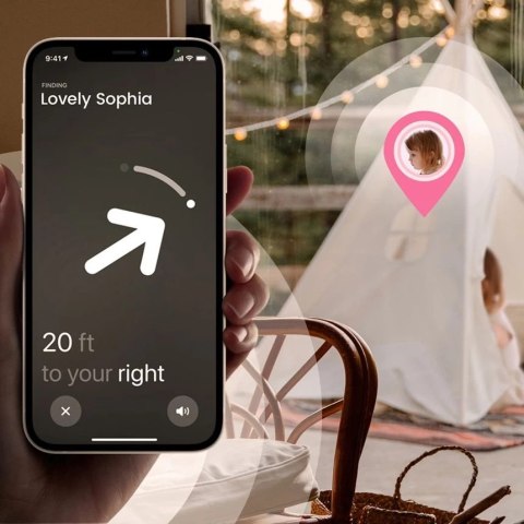 Opaska IconBand dla dzieci do lokalizatora Apple AirTag Green