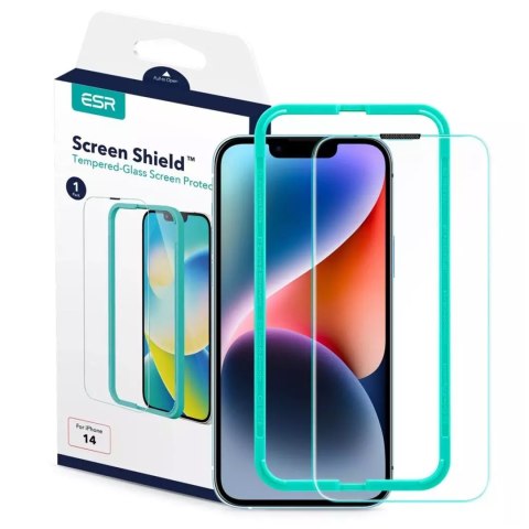 Szkło hartowane na ekran do iPhone 14/ 13 Pro/ 13 ESR Screen Shield na ekran ochronne Clear