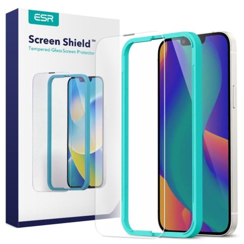Szkło hartowane na ekran do iPhone 14/ 13 Pro/ 13 ESR Screen Shield na ekran ochronne Clear