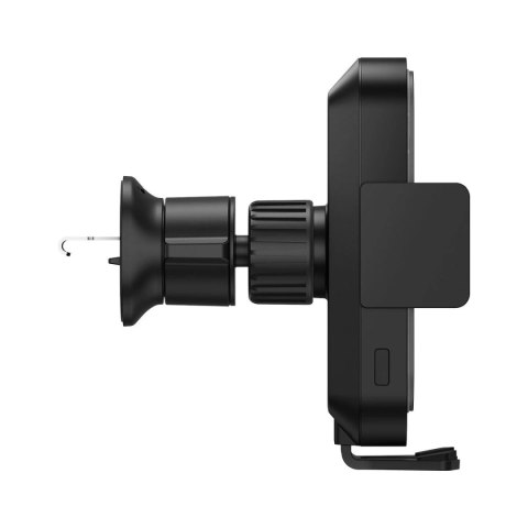 Baseus Halo uchwyt samochodowy do telefonu z ładowarką indukcyjną 15W na kartkę czarny (SUDD000001)