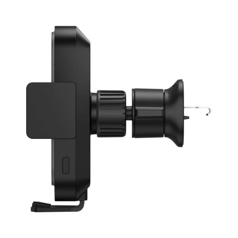 Baseus Halo uchwyt samochodowy do telefonu z ładowarką indukcyjną 15W na kartkę czarny (SUDD000001)