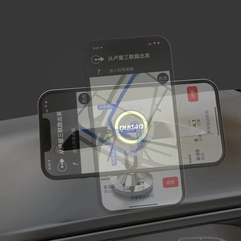 Dudao F6X+ uchwyt samochodowy magnetyczny czarny (F6X+)