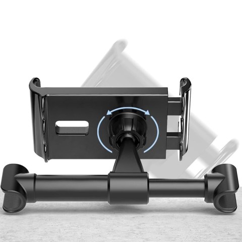 Dudao uchwyt samochodowy na zagłówek do telefonu / tabletu czarny (F7R)