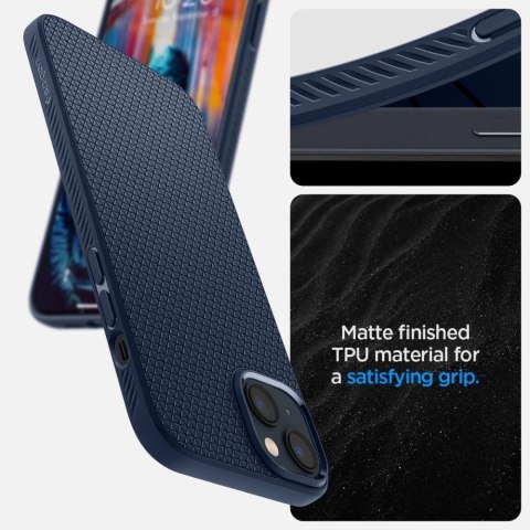 Etui Spigen Liquid Air do Apple iPhone 14 Navy Blue