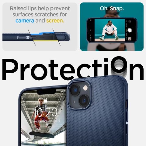 Etui Spigen Mag Armor do Apple iPhone 14 Navy Blue