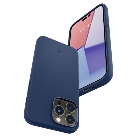 Etui Spigen Silicone Fit Mag MagSafe do Apple iPhone 14 Pro Max Navy Blue