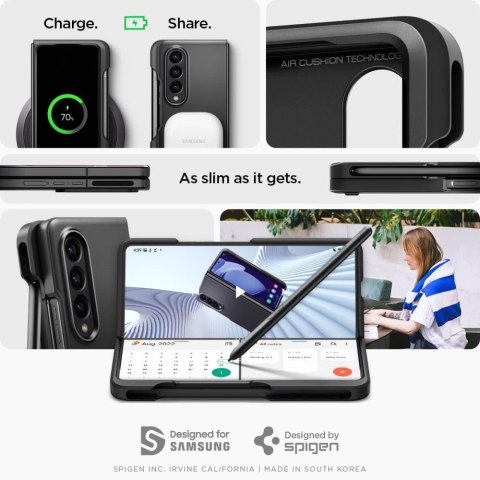 Etui Spigen Thin Fit Pen do Samsung Galaxy Z Fold 4 Black