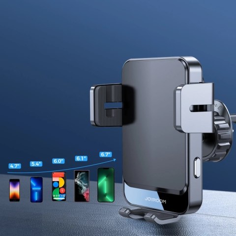 Joyroom automatyczny elektryczny uchwyt samochodowy na kratkę wentylacyjną nawiew z ładowarką bezprzewodową Qi 15W (JR-ZS219)