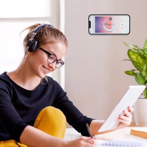 Joyroom pierścień magnetyczny uchwyt do smartfona / tabletu czarny (JR-Mag-M1)