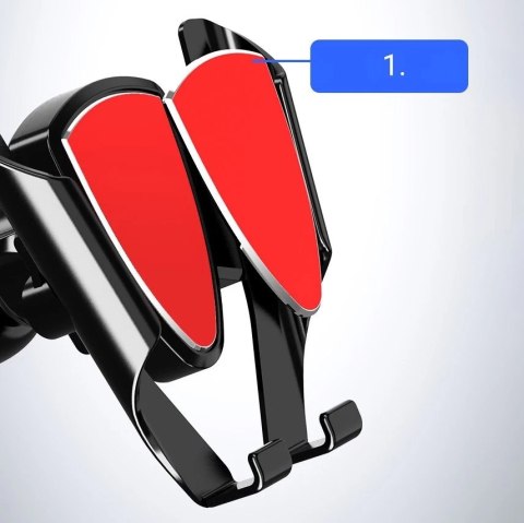 Uniwersalny grawitacyjny uchwyt samochodowy złoty (YC05)