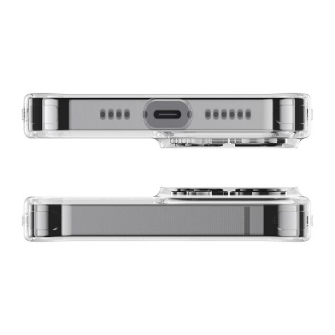 Baseus Frosted Glass Case etui pokrowiec do iPhone 13 Pro sztywna obudowa z żelową ramką przezroczysty (ARWS000102)