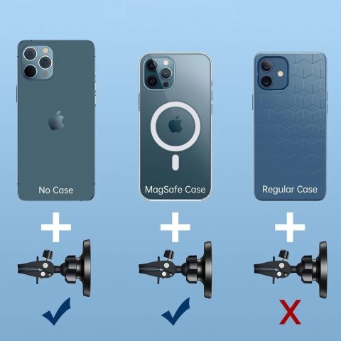 Choetech magnetyczny uchwyt samochodowy na nawiew kratkę wentylacyjną do iPhone czarny (AT0004)