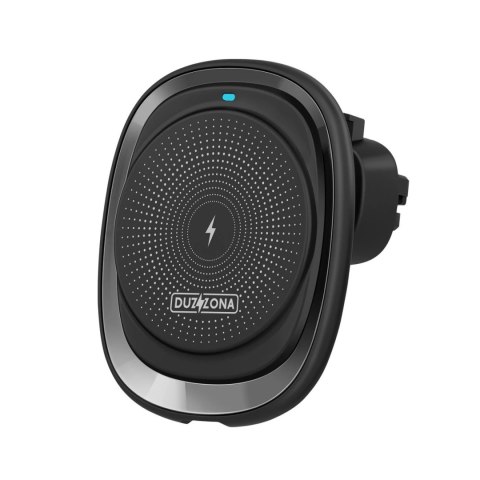 Duzzona samochodowy uchwyt magnetyczny bezprzewodowa indukcyjna ładowarka Qi (kompatybilna z MagSafe) 15W czarny (V1)