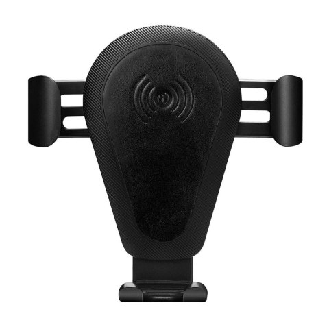 ICarer bezprzewodowa ładowarka samochodowa Qi 10W uchwyt na kratkę wentylacyjną czarny (IWXC004-BK)