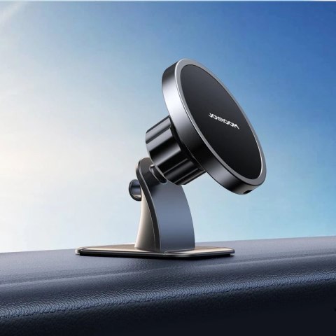 Joyroom 2w1 magnetyczny uchwyt samochodowy do telefonu na kokpit i kratkę wentylacji nawiew czarny (6941237158987)