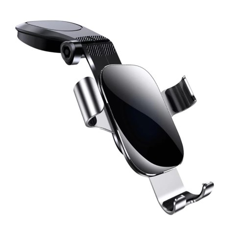 Joyroom Guangying Series grawitacyjny uchwyt samochodowy na deskę rozdzielczą srebrny(JR-ZS198)