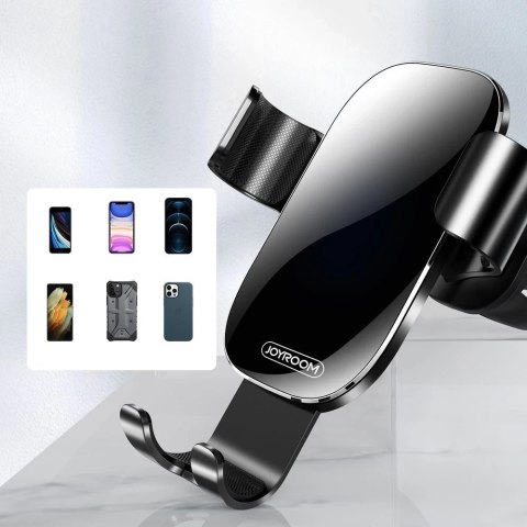 Joyroom Guangying Series grawitacyjny uchwyt samochodowy na deskę rozdzielczą srebrny(JR-ZS198)