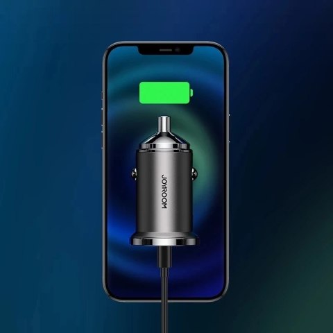 Joyroom ładowarka samochodowa 2 x USB 15W 3,1A szary (C-A48)