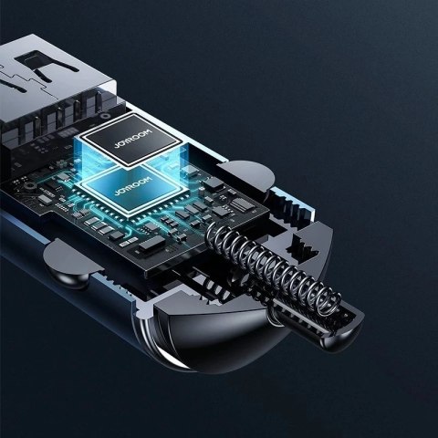 Joyroom ładowarka samochodowa 2 x USB 15W 3,1A szary (C-A48)