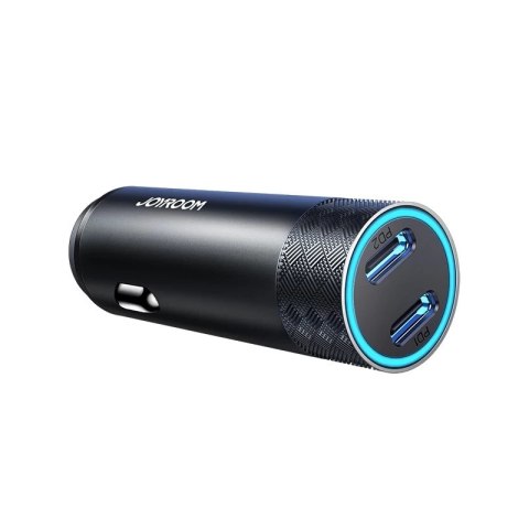 Joyroom ładowarka samochodowa 2 x USB 50W z PD, QC, PPS szary (JR-CL13)