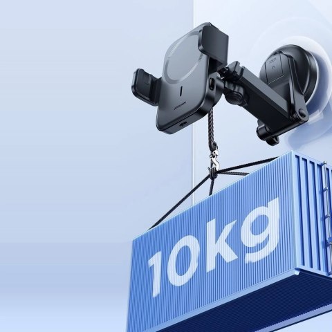 Joyroom samochodowy uchwyt magnetyczny bezprzewodowa indukcyjna ładowarka Qi 15W (kompatybilna z MagSafe do iPhone) na deskę roz