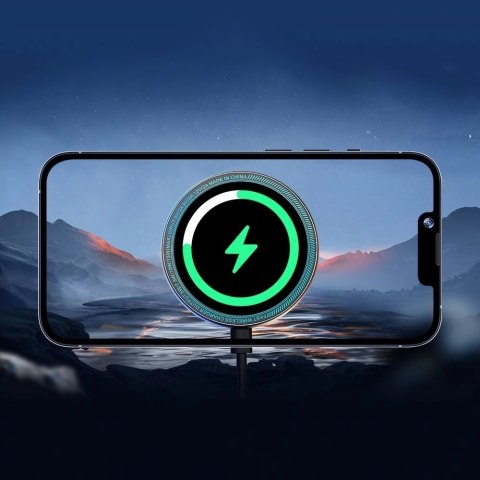 Joyroom samochodowy uchwyt magnetyczny bezprzewodowa indukcyjna ładowarka Qi 15W (kompatybilna z MagSafe do iPhone) na kratkę na