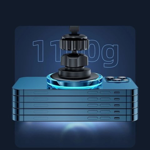 Joyroom samochodowy uchwyt magnetyczny bezprzewodowa indukcyjna ładowarka Qi 15W (kompatybilna z MagSafe do iPhone) na kratkę na