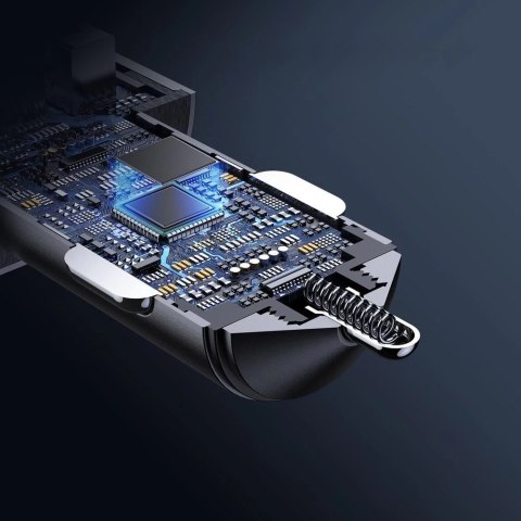 Joyroom szybka ładowarka samochodowa Quick Charge 3.0 (QC3.0) 4,5A 38W 3x USB czarna (C-A19 black)