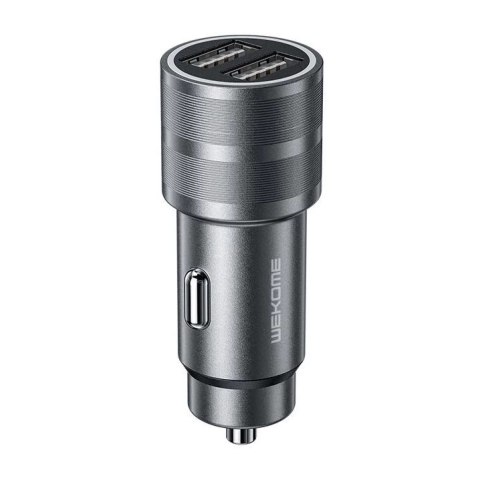 WK Design Captain Series szybka ładowarka samochodowa 2x USB 12W szary (WP-C32)