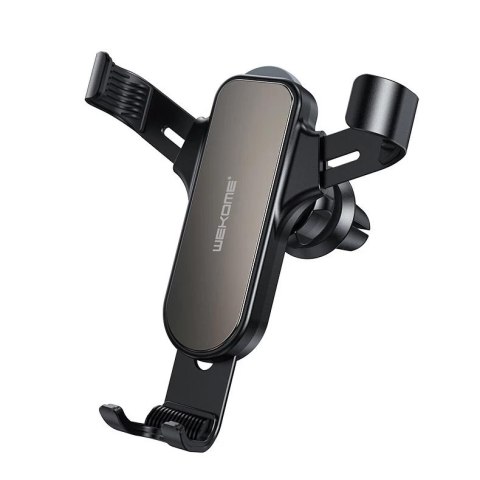 WK Design K Captain Series samochodowy uchwyt grawitacyjny z nożem do pasów i wybijakiem do szyb do telefonu czarny (WA-S53)