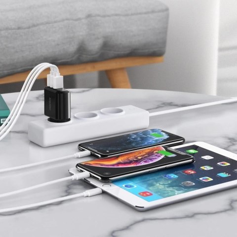 Choetech ładowarka sieciowa 3x USB 3,4A czarny (Q5009-EU)