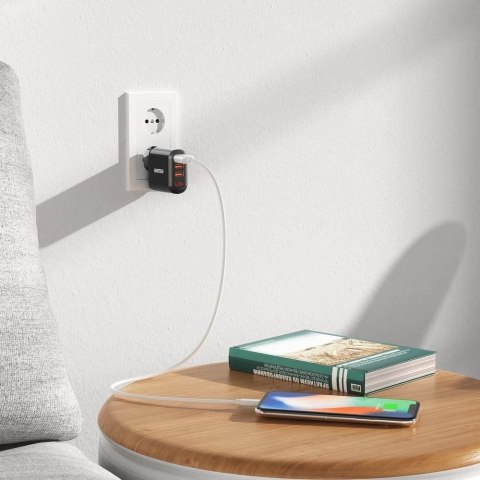 Choetech ładowarka sieciowa 3x USB 3,4A czarny (Q5009-EU)