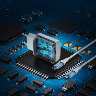 Choetech ładowarka sieciowa USB Typ C 20W Power Delivery 3A + kabel MFI USB Typ C - Lightning 1,2m biały (Q5004-V2-EU-CLWH)