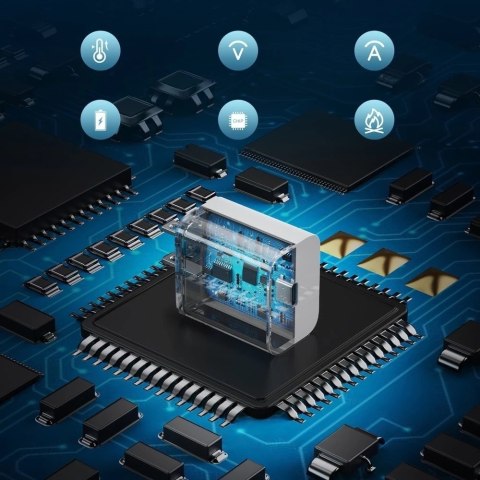 Choetech ładowarka sieciowa zasilacz EU do szybkiego ładowania USB Typ C Power Delivery 20W 3A biały (PD5005-EU)