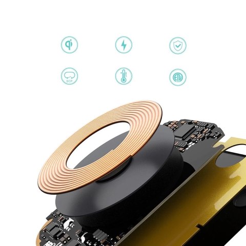 Choetech zestaw ładowarka bezprzewodowa Qi 10W do telefonu słuchawek (T511-S) + ładowarka sieciowa QC3.0 18W 3A (Q5003) + kabel 