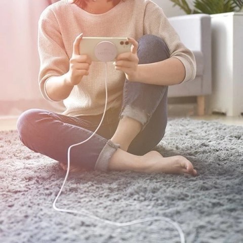 Choetech zestaw magnetyczna ładowarka bezprzewodowa Qi 15W + ładowarka sieciowa 20 W Power Delivery (kompatybilna z MagSafe) bia