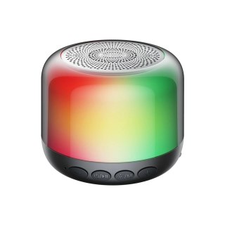 Joyroom głośnik bezprzewodowy Bluetooth 5.1 RGB czarny (JR-ML03)