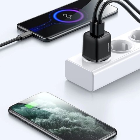 Joyroom ładowarka sieciowa 2x USB 12W 2,4A biały (L-2A121)