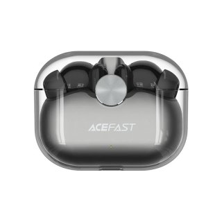 Acefast dokanałowe słuchawki bezprzewodowe TWS Bluetooth 5.2, cVc 8.0, aptX, wodoodporne IPX4 czarny (T3 black)