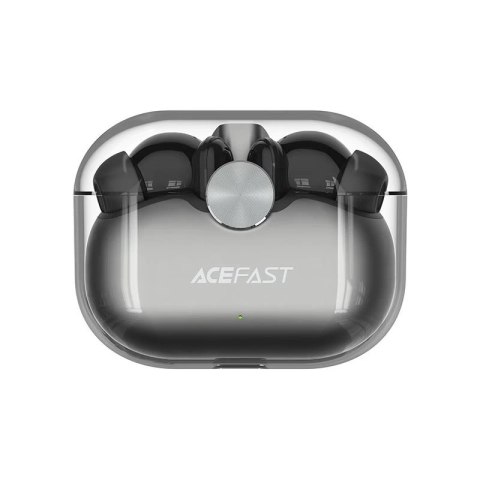 Acefast dokanałowe słuchawki bezprzewodowe TWS Bluetooth 5.2, cVc 8.0, aptX, wodoodporne IPX4 czarny (T3 black)