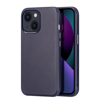 Dux Ducis Naples etui do iPhone 13 skórzany pokrowiec (kompatybilny z MagSafe) niebieski