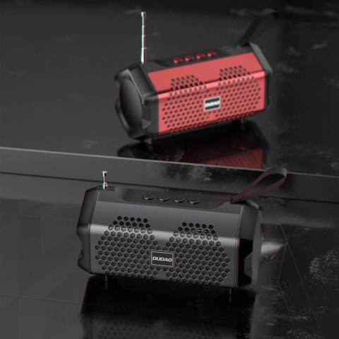 Dudao głośnik bezprzewodowy Bluetooth 5.0 3W 500mAh radio czarny (Y9s-black)