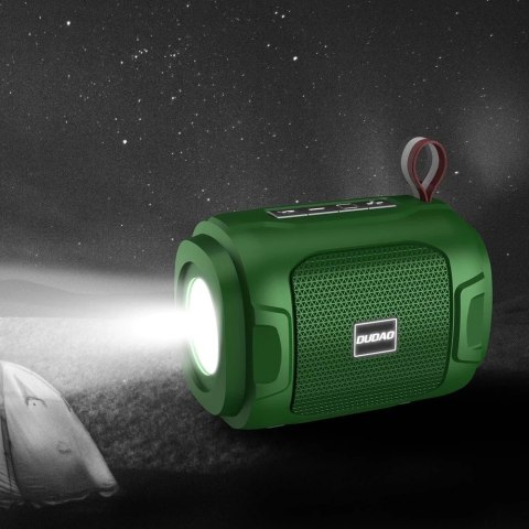 Dudao głośnik bezprzewodowy Bluetooth 5.0 3W 500mAh zielony (Y1S-green)