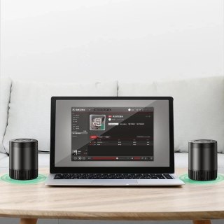 Joyroom przenośny bezprzewodowy głośnik Bluetooth 5.0 5W czarny (JR-M09)