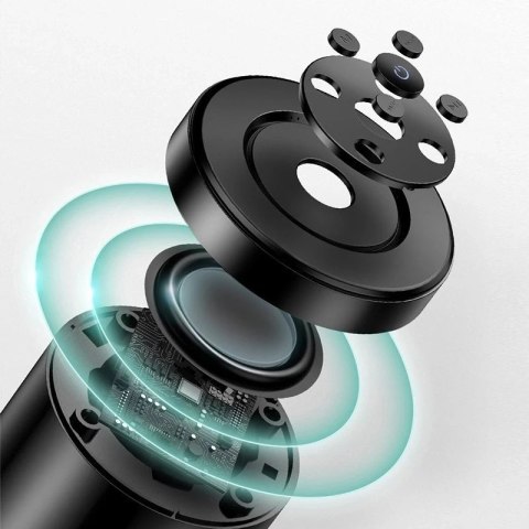 Joyroom przenośny bezprzewodowy głośnik Bluetooth 5.0 5W czarny (JR-M09)
