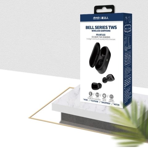 Proda Azeada BeiLe bezprzewodowe słuchawki Bluetooth TWS biały (PD-BT103 white)