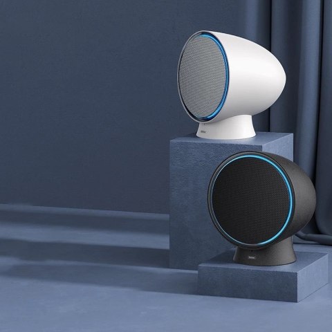 Remax Satellite Series bezprzewodowy głośnik bluetooth 5.0 1200mAh biały (RB-H9 mini)