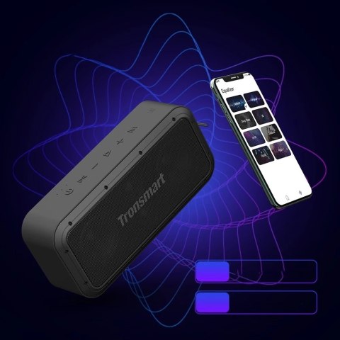 Tronsmart Element Force Pro bezprzewodowy wodoodporny głośnik Bluetooth 5.0 60W czarny (Force Pro)
