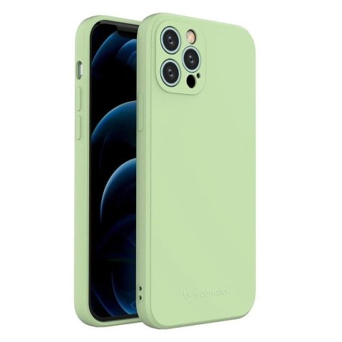Wozinsky Color Case silikonowe elastyczne wytrzymałe etui iPhone 13 mini zielony